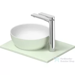   Duravit SIVIDA 30 cm-es mosdó+41 cm-es pult kombináció Sivida bútorhoz, matt szatén fehér/matt halványzöld 268022FH00