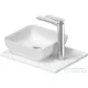 Duravit SIVIDA 30x30 cm-es mosdó+41 cm-es pult kombináció Sivida bútorhoz, matt szatén fehér 2680233200