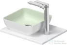 Duravit SIVIDA 30x30 cm-es mosdó+41 cm-es pult kombináció Sivida bútorhoz, matt halványzöld/ matt szatén fehér 268023FG00