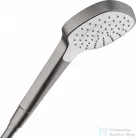 Hansgrohe CROMA E 110 kézizuhany,1 Jet Ecosmart 9 l/perc, szálcsiszolt fekete/króm 26815340