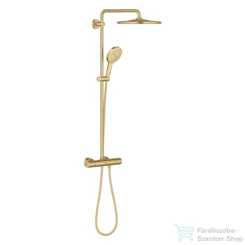Grohe Rainshower SmartActive 310 termosztátos zuhanyrendszer, Brushed Cool Sunrise 26836GN0