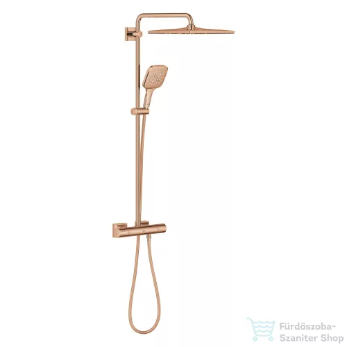 Grohe Rainshower SmartActive 310 Cube termosztátos zuhanyrendszer,Warm Sunset 26837DA0