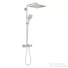 Grohe Rainshower SmartActive 310 Cube termosztátos zuhanyrendszer, SuperSteel 26837DC0