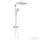 Grohe Rainshower SmartActive 310 Cube termosztátos zuhanyrendszer, SuperSteel 26837DC0