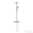 Grohe Rainshower SmartActive 310 Cube termosztátos zuhanyrendszer, SuperSteel 26837DC0