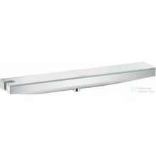   Hansgrohe RAINFINITY Porter 500 gégecsőcsatlakozó bal oldali zuhanytartóval és zuhanypolccal, króm 26843000