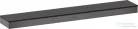 Hansgrohe RAINFINITY 500 polc,szálcsiszolt fekete króm 26844340