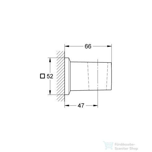 Grohe ALLURE BRILLIANT zuhanytartó,Supersteel 26847DC0
