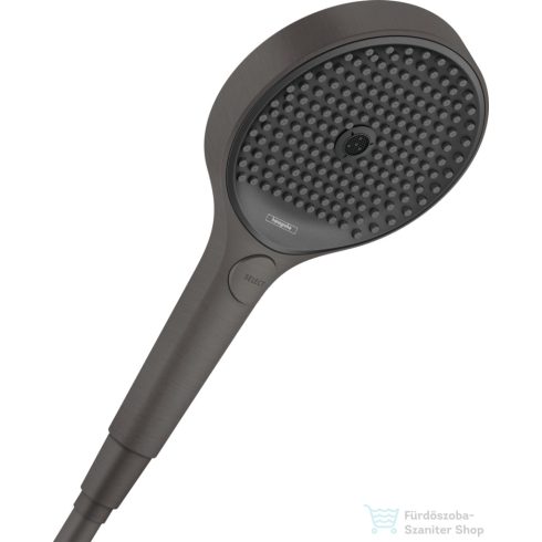 Hansgrohe RAINFINITY 130 Ecosmart+ 3 jet kézizuhany, szálcsiszolt fekete króm 26862340
