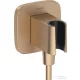 Hansgrohe FIXFIT Q zuhanytartó gégecső csatlakozóval, szálcsiszolt bronz 26887140