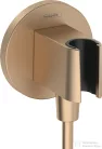 Hansgrohe FIXFIT S zuhanytartó gégecső csatlakozóval, szálcsiszolt bronz 26888140