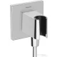 Hansgrohe FIXFIT E zuhanytartó gégecső csatlakozóval, króm 26889000