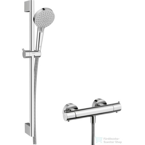 Hansgrohe Vernis Blend termosztátos zuhany csaptelep, Crometta 65 cm-es rudas zuhanyszettel,króm 26960000