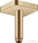 Hansgrohe AXOR SHOWERSOLUTIONS Softsquare 10 cm-es mennyezeti zuhanykar, szálcsiszolt bronz 26965140