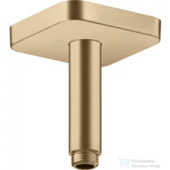   Hansgrohe AXOR SHOWERSOLUTIONS Softsquare 10 cm-es mennyezeti zuhanykar, szálcsiszolt bronz 26965140