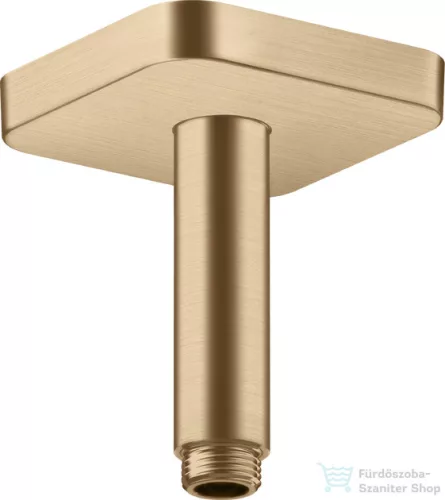 Hansgrohe AXOR SHOWERSOLUTIONS Softsquare 10 cm-es mennyezeti zuhanykar, szálcsiszolt bronz 26965140