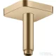Hansgrohe AXOR SHOWERSOLUTIONS Softsquare 10 cm-es mennyezeti zuhanykar, szálcsiszolt bronz 26965140