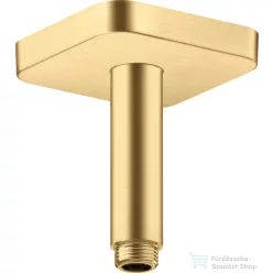   Hansgrohe AXOR SHOWERSOLUTIONS Softsquare 10 cm-es mennyezeti zuhanykar, szálcsiszolt arany hatású 26965250