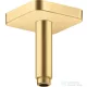 Hansgrohe AXOR SHOWERSOLUTIONS Softsquare 10 cm-es mennyezeti zuhanykar, szálcsiszolt arany hatású 26965250