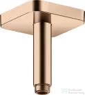 Hansgrohe AXOR SHOWERSOLUTIONS Softsquare 10 cm-es mennyezeti zuhanykar, polírozott vörös arany hatású 26965300