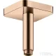 Hansgrohe AXOR SHOWERSOLUTIONS Softsquare 10 cm-es mennyezeti zuhanykar, polírozott vörös arany hatású 26965300