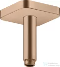 Hansgrohe AXOR SHOWERSOLUTIONS Softsquare 10 cm-es mennyezeti zuhanykar, szálcsiszolt vörös arany hatású 26965310