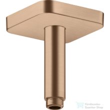   Hansgrohe AXOR SHOWERSOLUTIONS Softsquare 10 cm-es mennyezeti zuhanykar, szálcsiszolt vörös arany hatású 26965310
