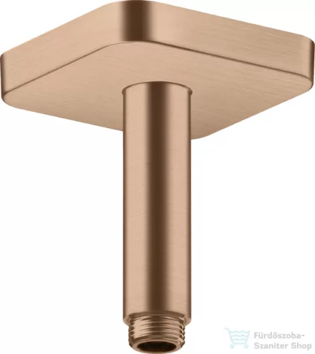 Hansgrohe AXOR SHOWERSOLUTIONS Softsquare 10 cm-es mennyezeti zuhanykar, szálcsiszolt vörös arany hatású 26965310