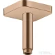 Hansgrohe AXOR SHOWERSOLUTIONS Softsquare 10 cm-es mennyezeti zuhanykar, szálcsiszolt vörös arany hatású 26965310