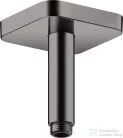 Hansgrohe AXOR SHOWERSOLUTIONS Softsquare 10 cm-es mennyezeti zuhanykar, polírozott fekete króm 26965330