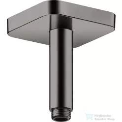   Hansgrohe AXOR SHOWERSOLUTIONS Softsquare 10 cm-es mennyezeti zuhanykar, polírozott fekete króm 26965330