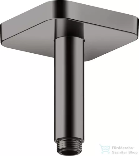 Hansgrohe AXOR SHOWERSOLUTIONS Softsquare 10 cm-es mennyezeti zuhanykar, polírozott fekete króm 26965330