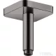 Hansgrohe AXOR SHOWERSOLUTIONS Softsquare 10 cm-es mennyezeti zuhanykar, polírozott fekete króm 26965330