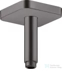 Hansgrohe AXOR SHOWERSOLUTIONS Softsquare 10 cm-es mennyezeti zuhanykar, szálcsiszolt fekete króm 26965340