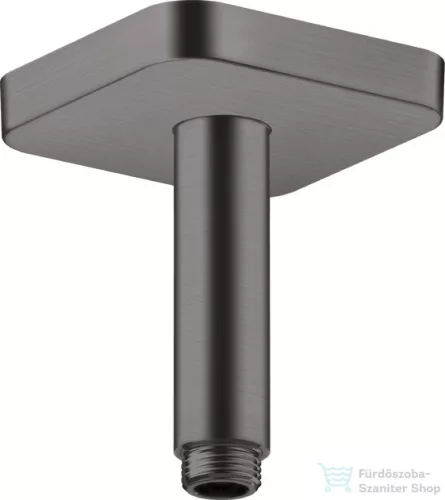 Hansgrohe AXOR SHOWERSOLUTIONS Softsquare 10 cm-es mennyezeti zuhanykar, szálcsiszolt fekete króm 26965340