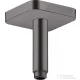 Hansgrohe AXOR SHOWERSOLUTIONS Softsquare 10 cm-es mennyezeti zuhanykar, szálcsiszolt fekete króm 26965340