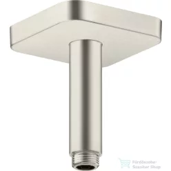   Hansgrohe AXOR SHOWERSOLUTIONS Softsquare 10 cm-es mennyezeti zuhanykar, rozsdamentes acél hatású 26965800