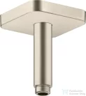 Hansgrohe AXOR SHOWERSOLUTIONS Softsquare 10 cm-es mennyezeti zuhanykar, szálcsiszolt nikkel 26965820