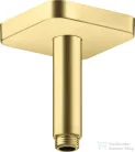 Hansgrohe AXOR SHOWERSOLUTIONS Softsquare 10 cm-es mennyezeti zuhanykar, szálcsiszolt sárgaréz 26965950