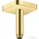 Hansgrohe AXOR SHOWERSOLUTIONS Softsquare 10 cm-es mennyezeti zuhanykar, szálcsiszolt sárgaréz 26965950