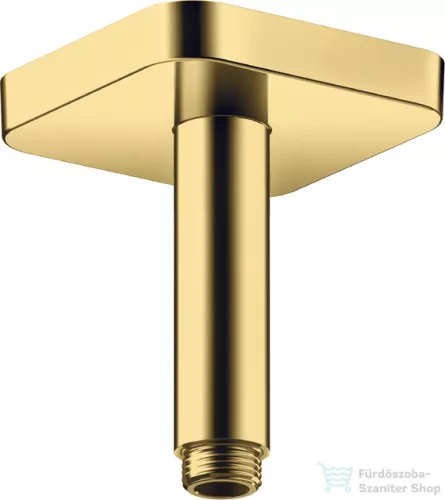 Hansgrohe AXOR SHOWERSOLUTIONS Softsquare 10 cm-es mennyezeti zuhanykar, polírozott arany hatású 26965990