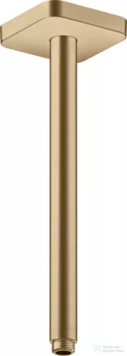 Hansgrohe AXOR SHOWERSOLUTIONS Softsquare 30 cm-es mennyezeti zuhanykar, szálcsiszolt bronz 26966140
