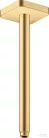 Hansgrohe AXOR SHOWERSOLUTIONS Softsquare 30 cm-es mennyezeti zuhanykar, szálcsiszolt arany hatású 26966250