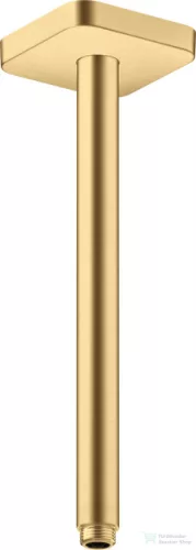 Hansgrohe AXOR SHOWERSOLUTIONS Softsquare 30 cm-es mennyezeti zuhanykar, szálcsiszolt arany hatású 26966250