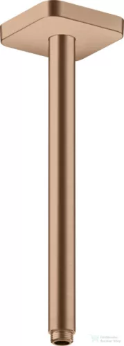 Hansgrohe AXOR SHOWERSOLUTIONS Softsquare 30 cm-es mennyezeti zuhanykar, szálcsiszolt vörös arany hatású 26966310