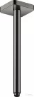 Hansgrohe AXOR SHOWERSOLUTIONS Softsquare 30 cm-es mennyezeti zuhanykar, polírozott fekete króm 26966330