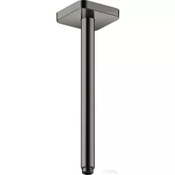   Hansgrohe AXOR SHOWERSOLUTIONS Softsquare 30 cm-es mennyezeti zuhanykar, polírozott fekete króm 26966330