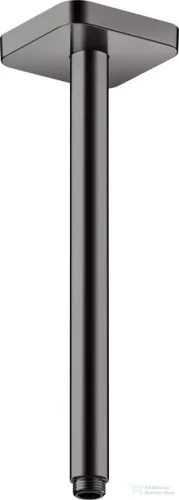 Hansgrohe AXOR SHOWERSOLUTIONS Softsquare 30 cm-es mennyezeti zuhanykar, polírozott fekete króm 26966330