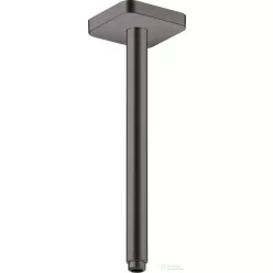   Hansgrohe AXOR SHOWERSOLUTIONS Softsquare 30 cm-es mennyezeti zuhanykar, szálcsiszolt fekete króm 26966340