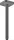 Hansgrohe AXOR SHOWERSOLUTIONS Softsquare 30 cm-es mennyezeti zuhanykar, szálcsiszolt fekete króm 26966340